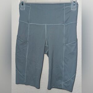 Women lululemon biker short light gray
